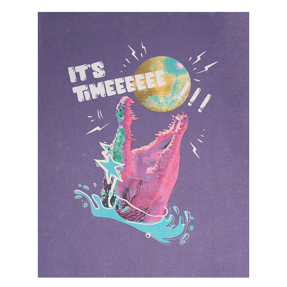 POLERA HOMBRE CUELLO POLO MANGA CORTA ESTAMPADA OVERSIZE NIXON MORADO  3