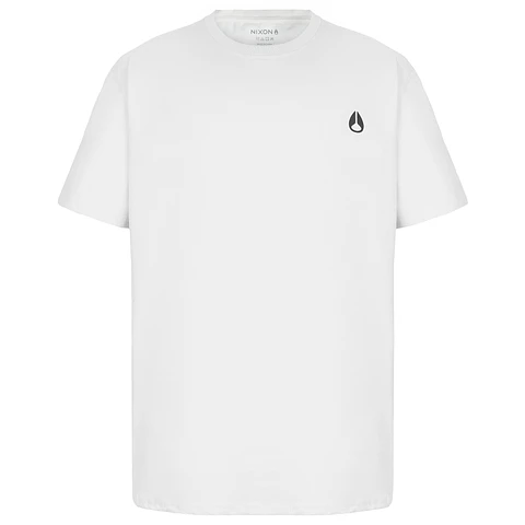 POLERA HOMBRE CUELLO POLO MANGA CORTA ESTAMPADA OVERSIZE NIXON BLANCO