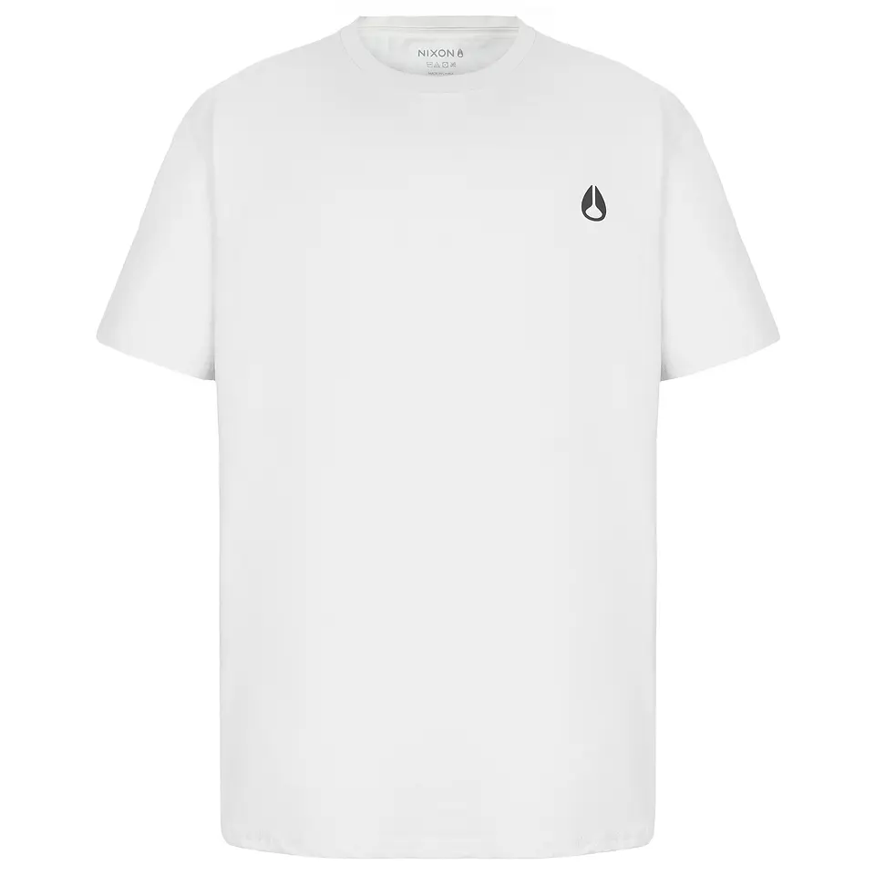 POLERA HOMBRE CUELLO POLO MANGA CORTA ESTAMPADA OVERSIZE NIXON BLANCO 1