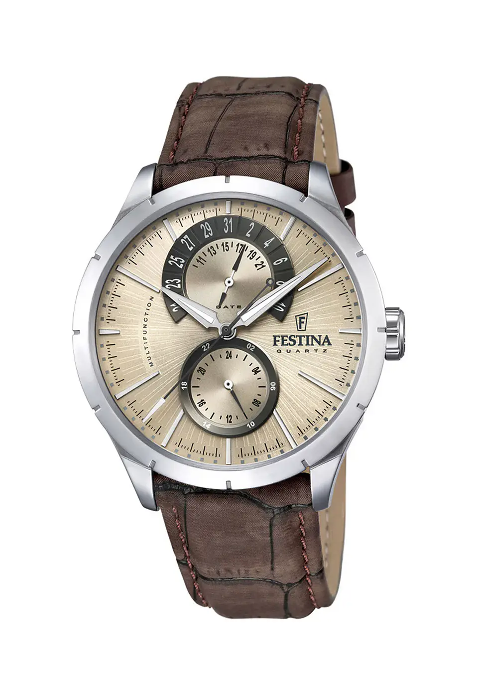 RELOJ HOMBRE CUERO  MULTICALENDARIO FESTINA 16573-9 1