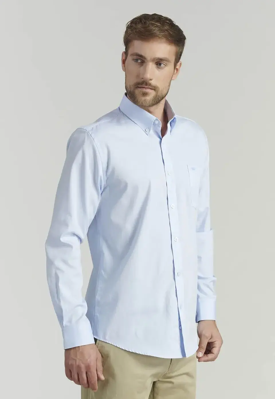 Camisa Manga Larga Cbols Smart Casual Oxford Ferouc 1