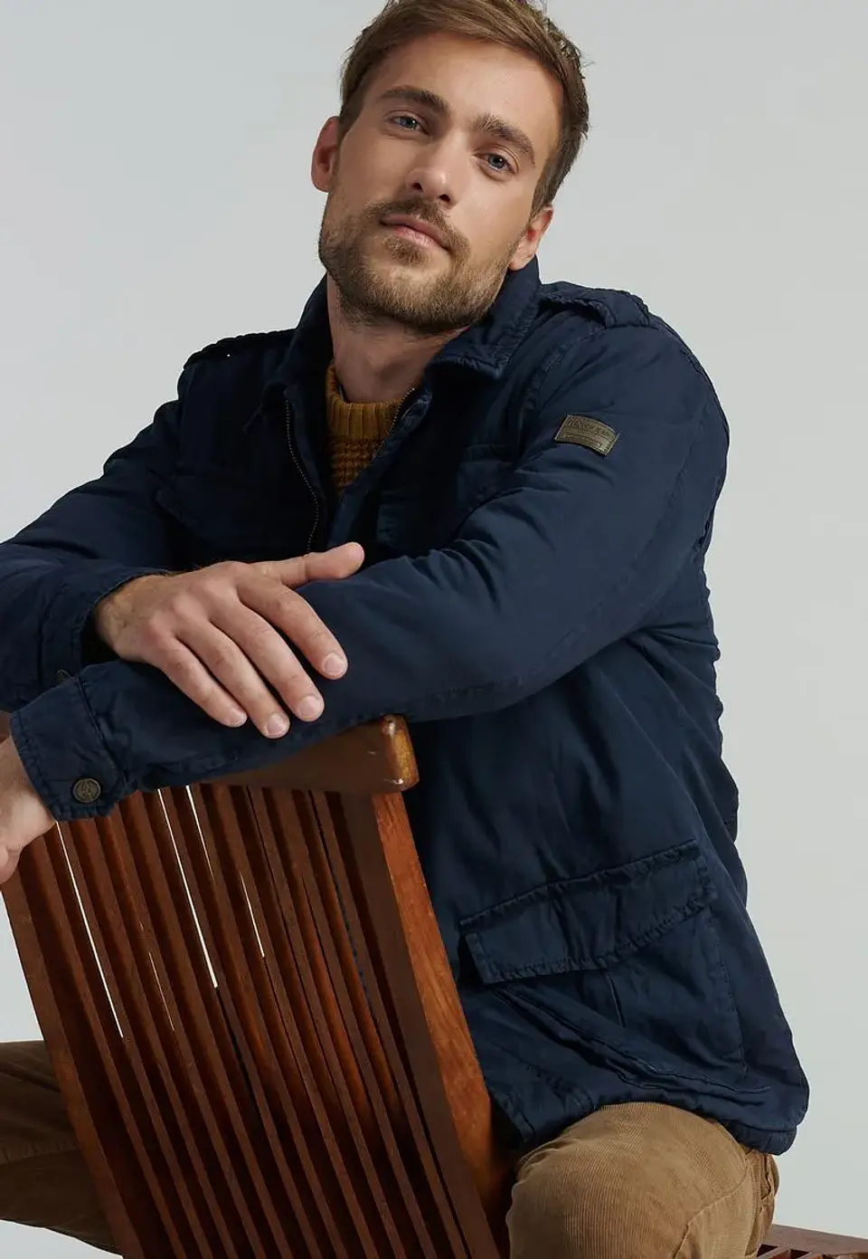 Chaqueta Canvas Acolchada Kansas Fj Ferouch 3 4