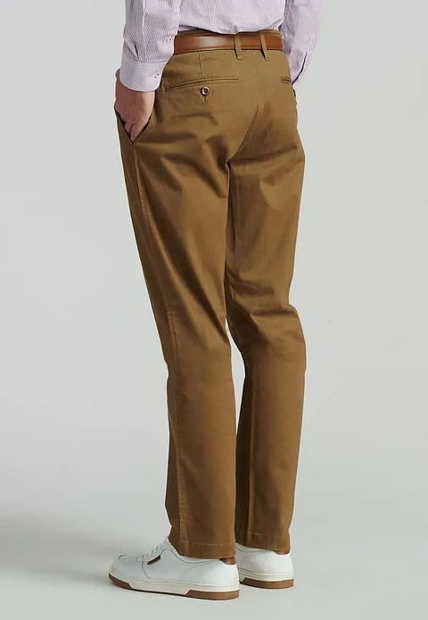 PANTALON CHINO REGULAR TWILL WITHOUT PLEATS F