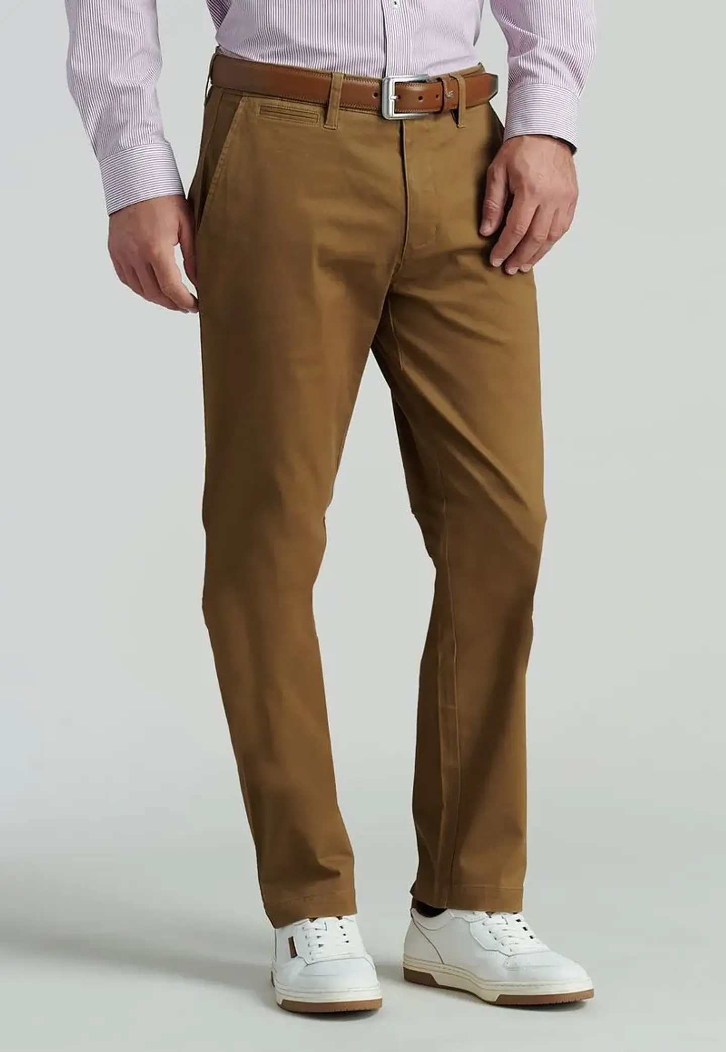 Pantalon Chino Regular Twill Without Pleats F 2