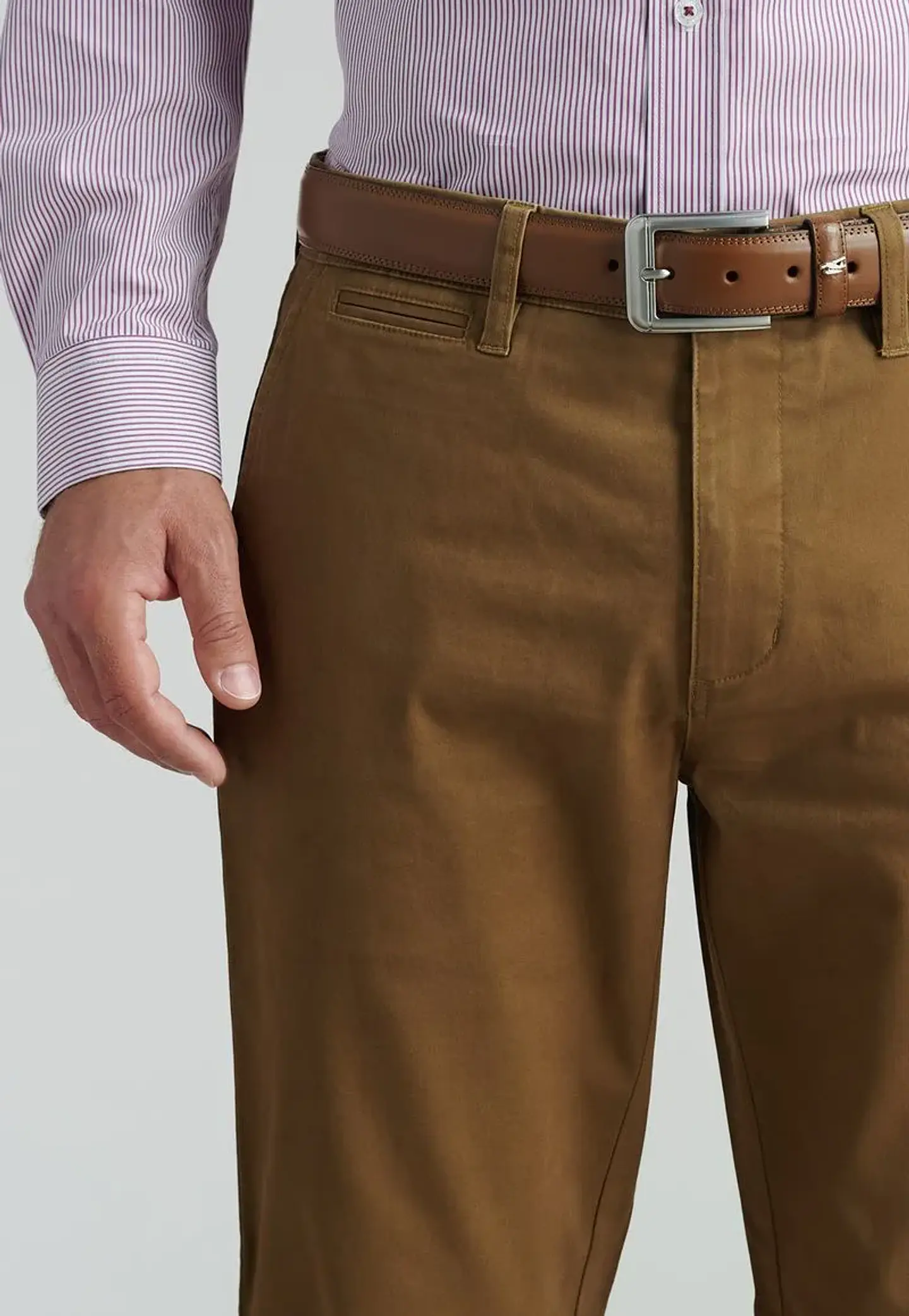 Pantalon Chino Regular Twill Without Pleats F 5