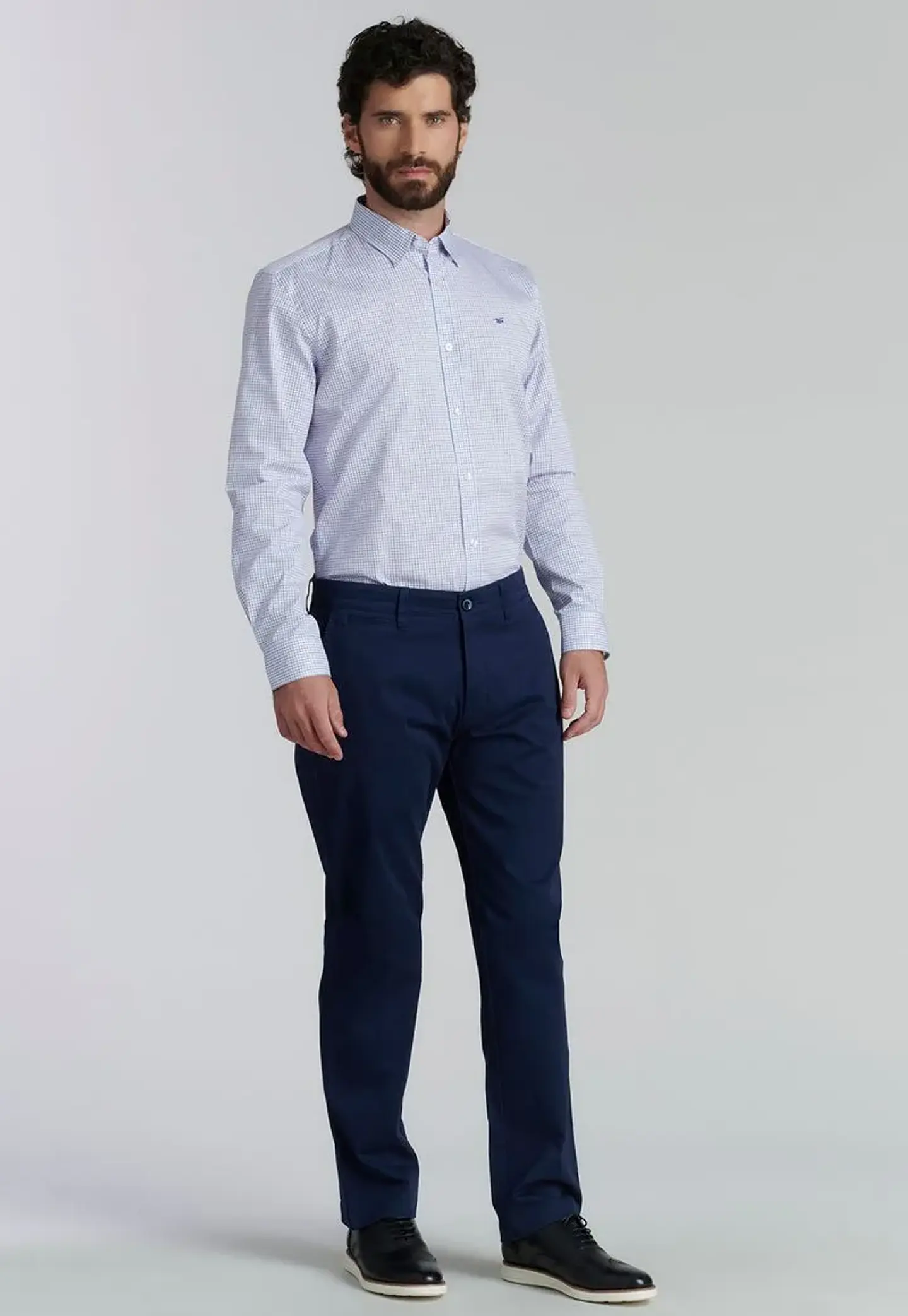 Pantalon Chino Regular Twill Without Pleats F 3