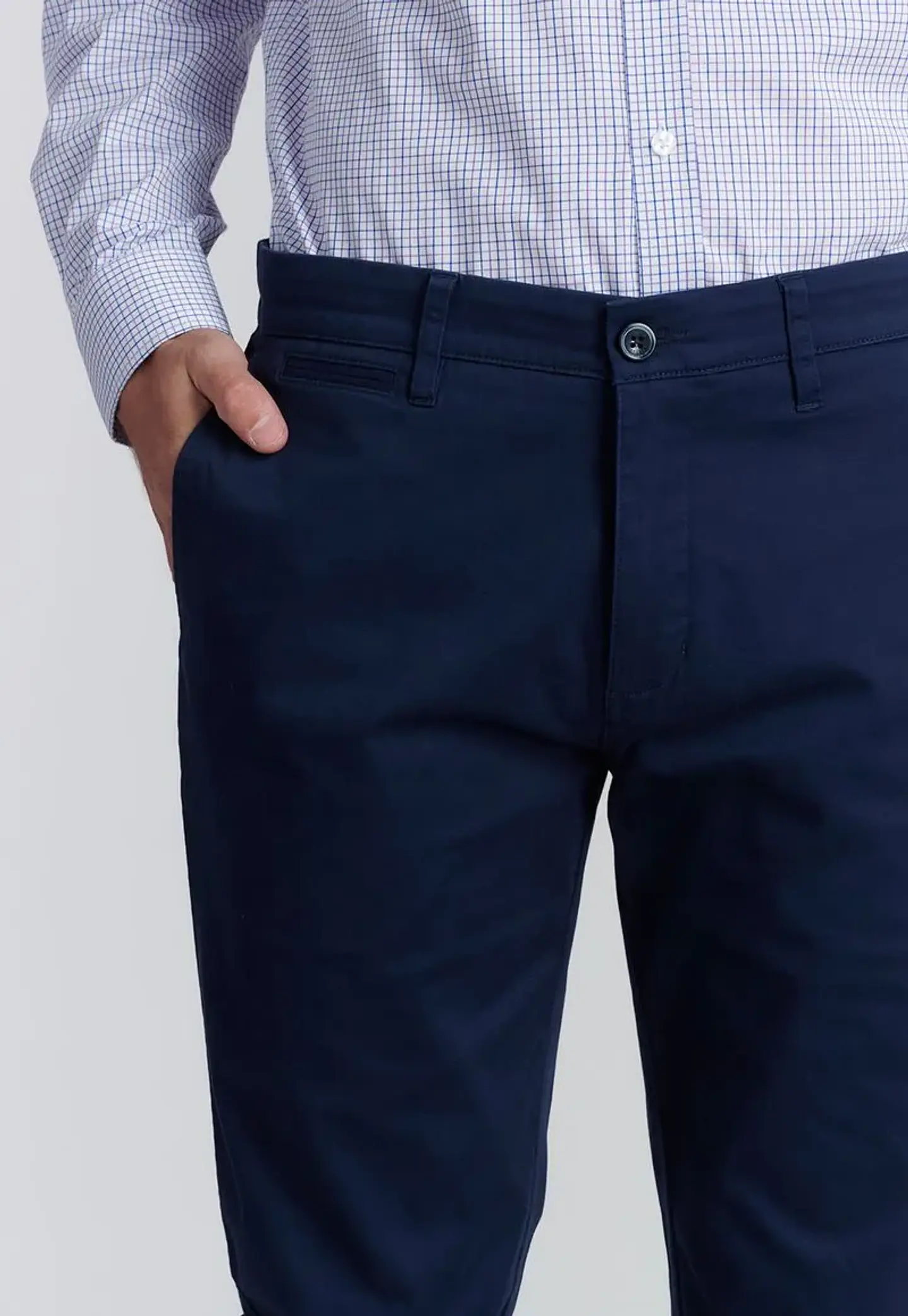 Pantalon Chino Regular Twill Without Pleats F 4