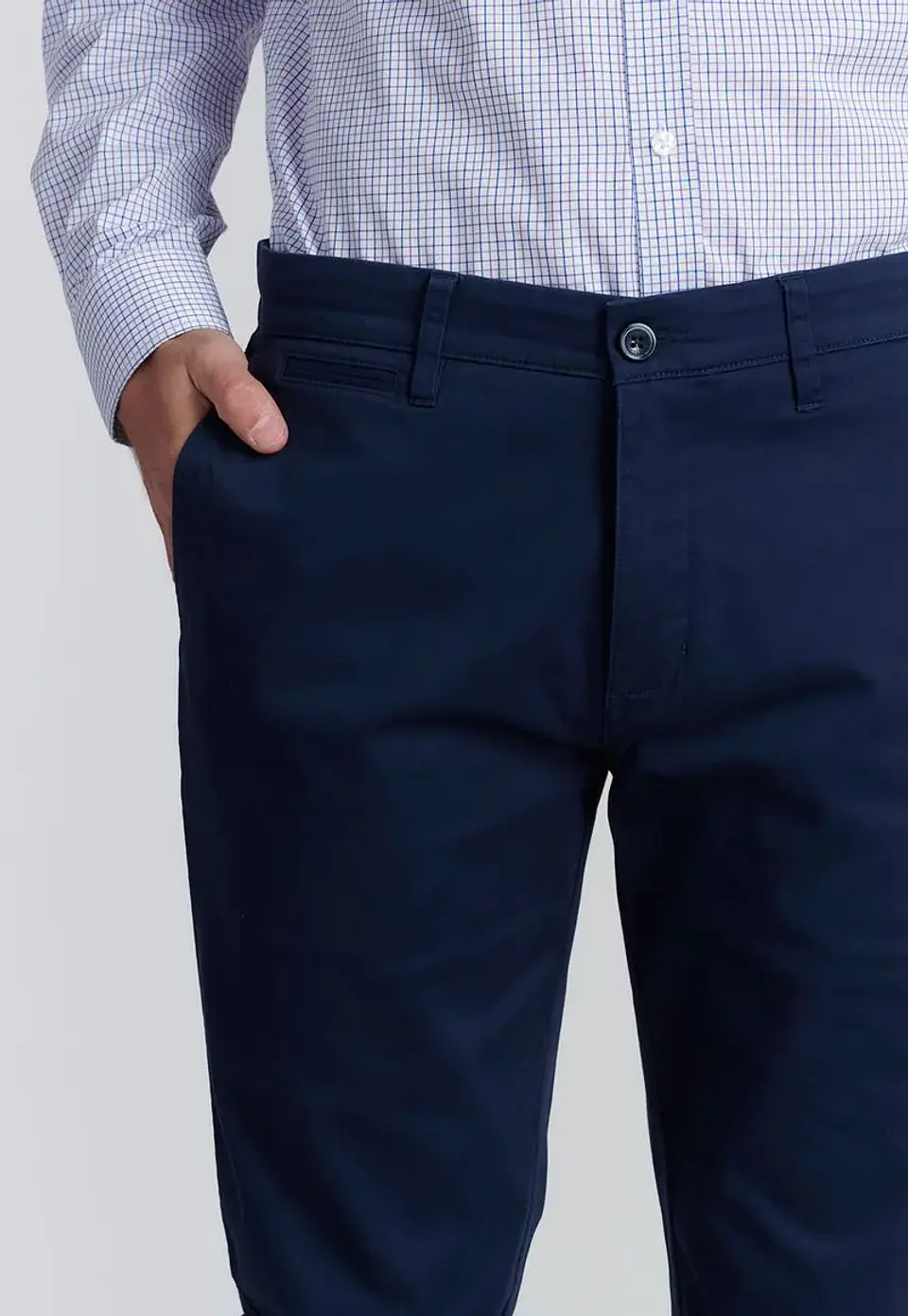 Pantalon Chino Regular Twill Without Pleats F 4