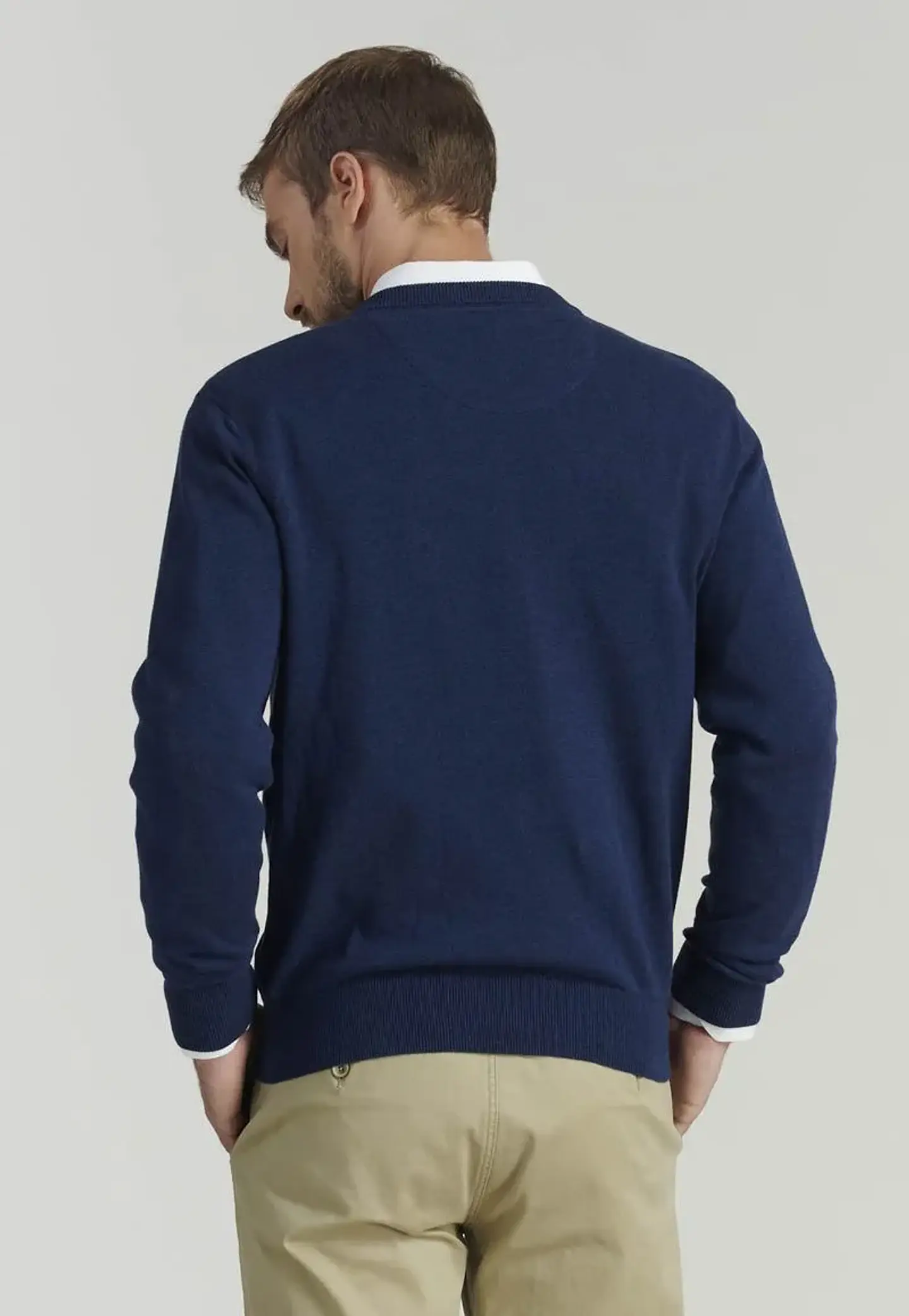 Sweater Cuello V Melange F Ferouch 501602Z0049 In 2