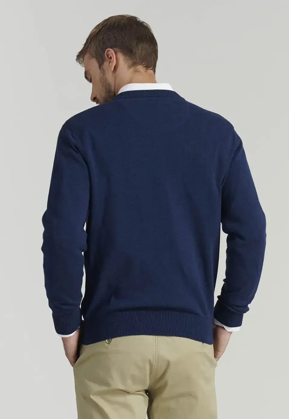 Sweater Cuello V Melange F Ferouch 501602Z0049 In 2