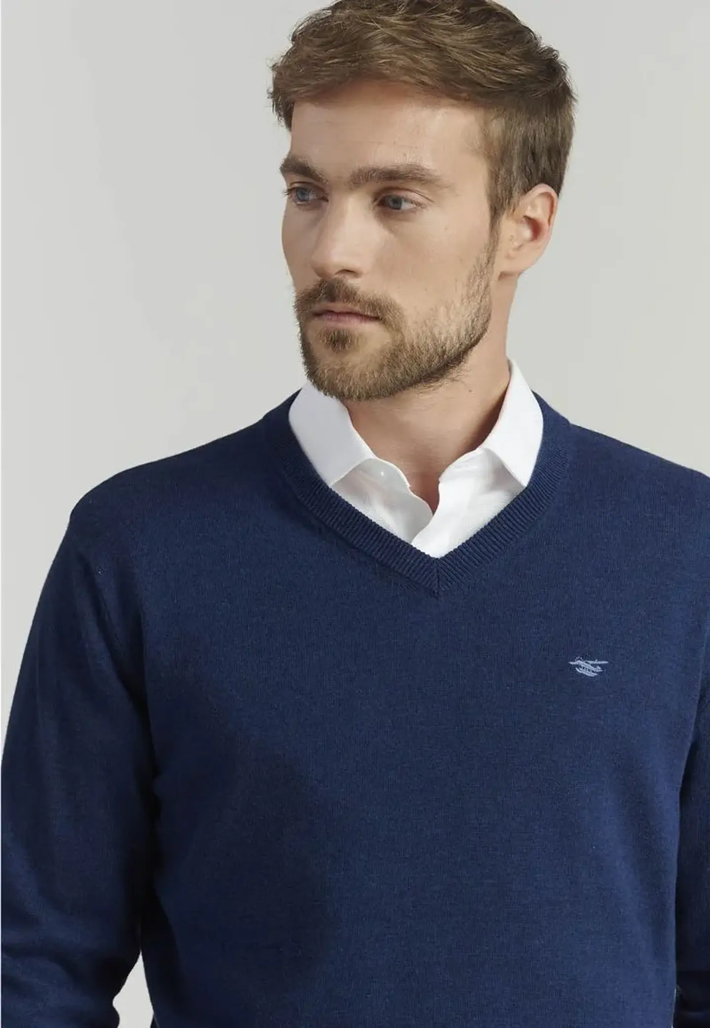 Sweater Cuello V Melange F Ferouch 501602Z0049 In 4