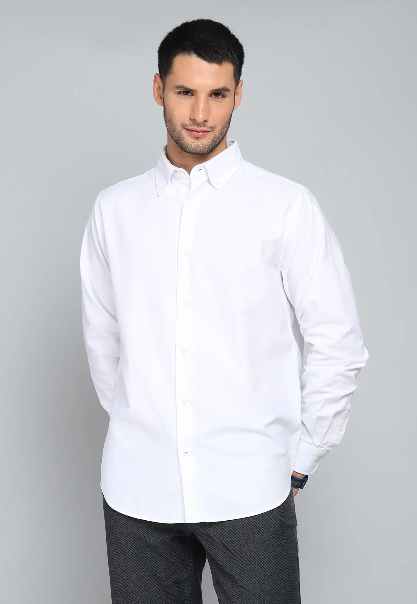 CAMISA MANGA LARGA OXFORD SBOL LISA ARROW CM31063BL 1