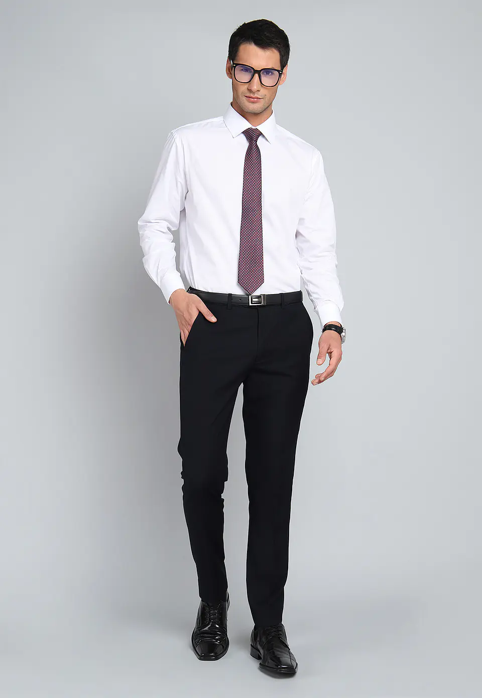 CAMISA MANGA LARGA VESTIR FORMAL PUO SIMPLE SBOLSIL 4
