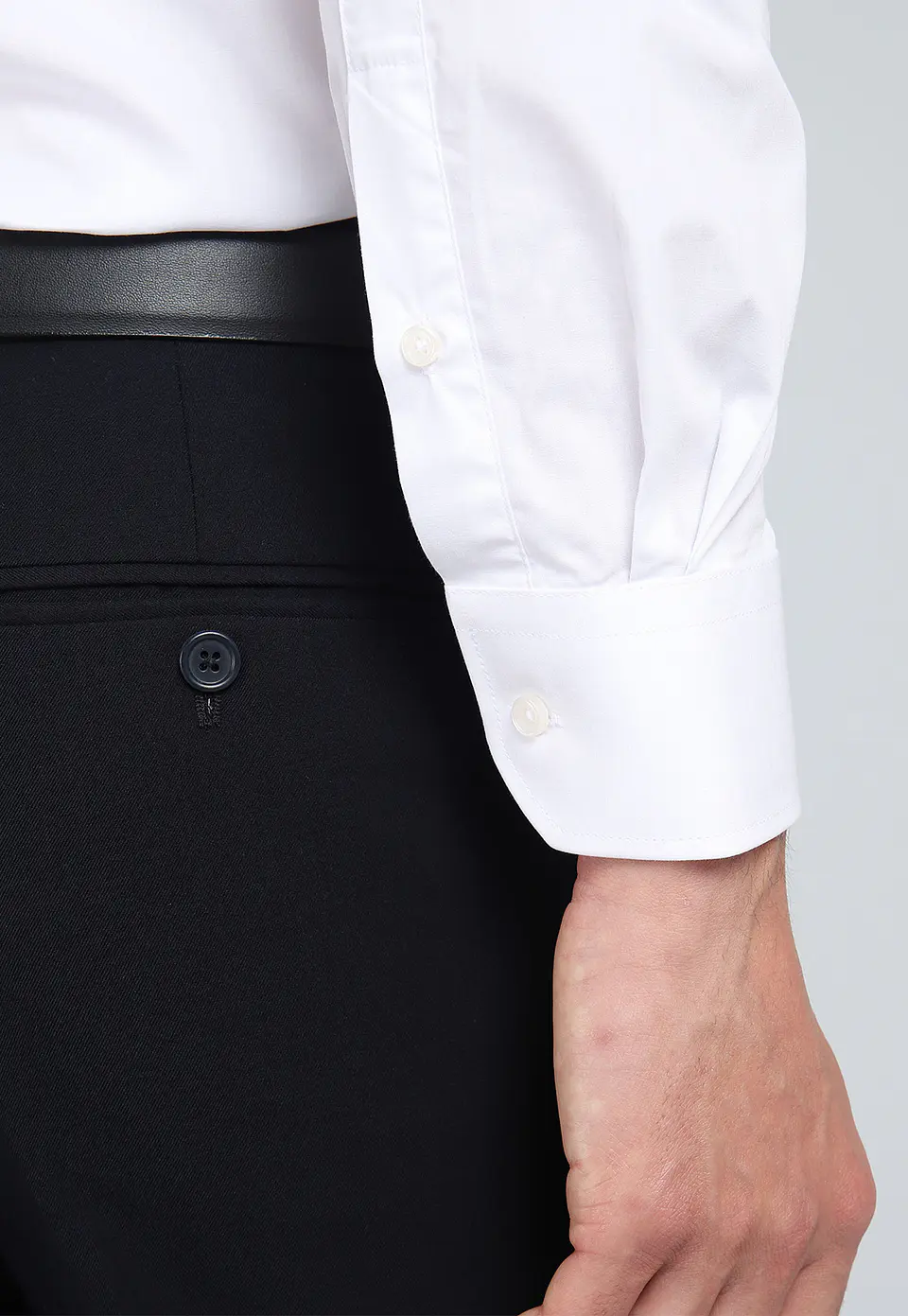 CAMISA MANGA LARGA VESTIR FORMAL PUO SIMPLE SBOLSIL 7