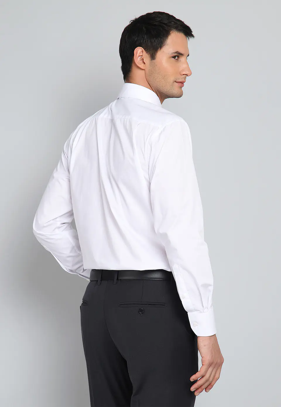 CAMISA MANGA LARGA VESTIR FORMAL LISA PUO SIMPLE CB 2