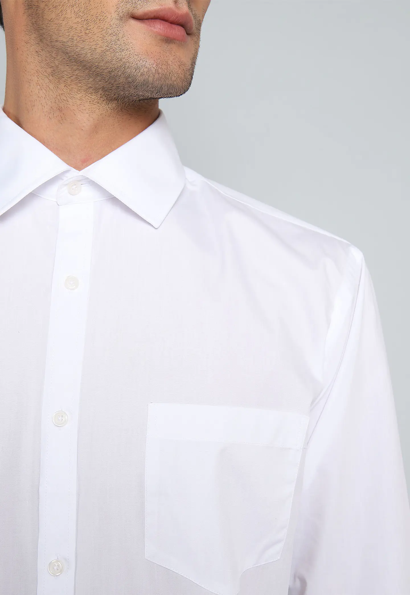 CAMISA MANGA LARGA VESTIR FORMAL LISA PUO SIMPLE CB 5