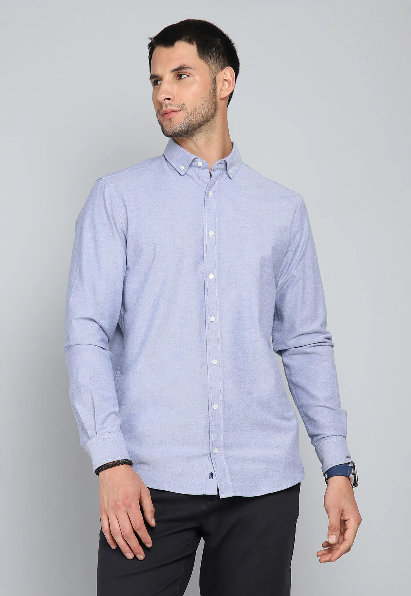 CAMISA MANGA LARGA OXFORD SBOL LISA SPANDEX TT ARRO 1