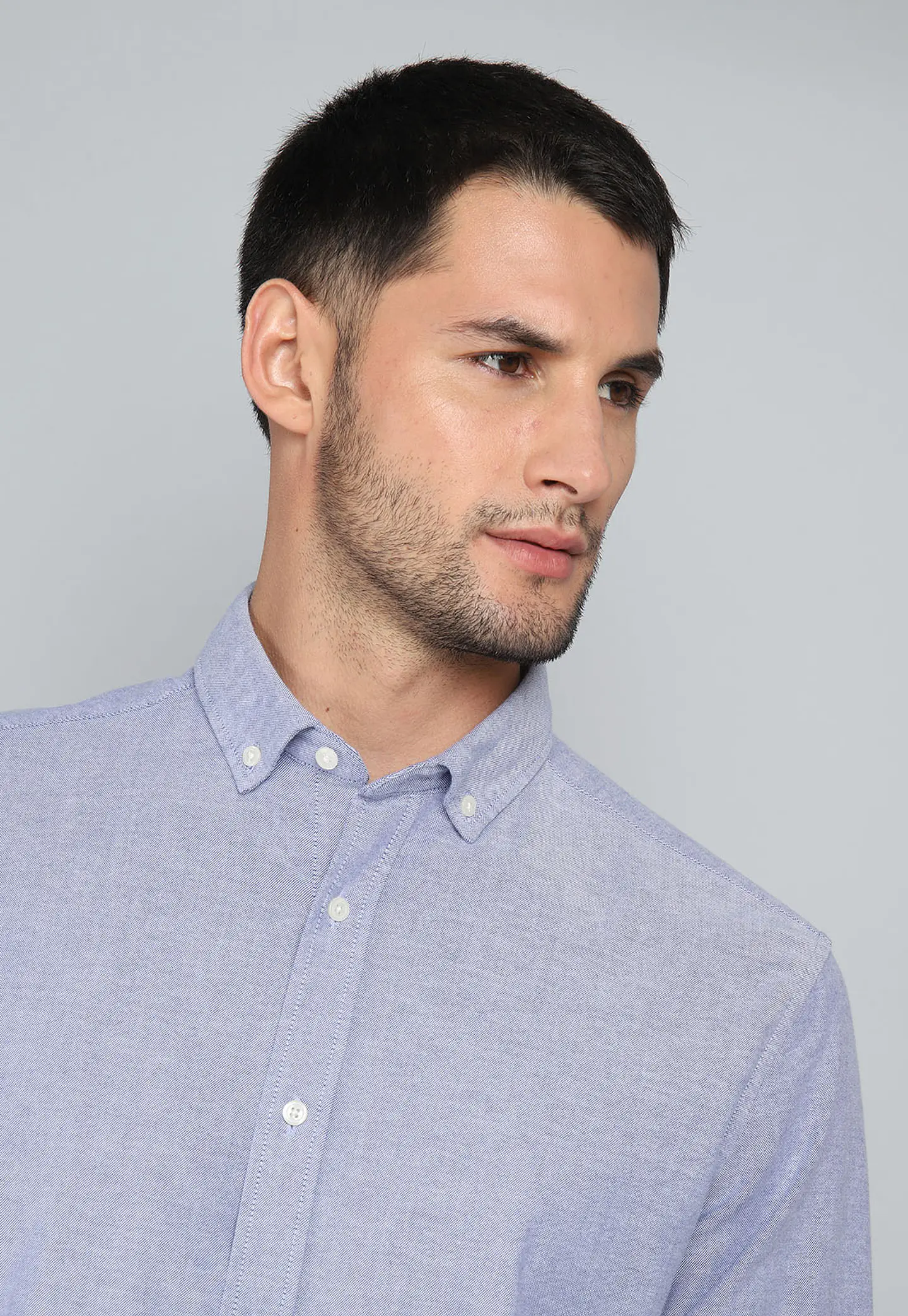 CAMISA MANGA LARGA OXFORD SBOL LISA SPANDEX TT ARRO 4