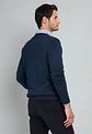 Sweater Cuello V Manga Larga Liso Alg Arrow Sw31030Az Azu - Miniatura 2