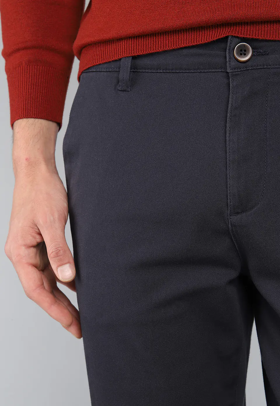PANTALON CHINO SLIM GUY LAROCHE GLBIB53AZ AZU 6