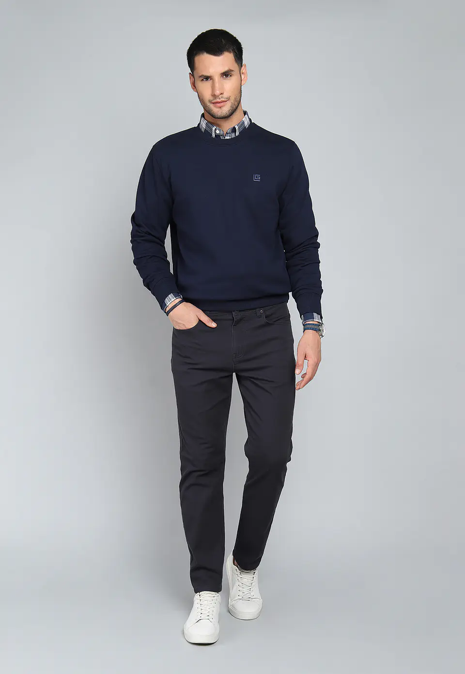 Pantalon Five Pocket Slim Guy Laroche Glbib52 3