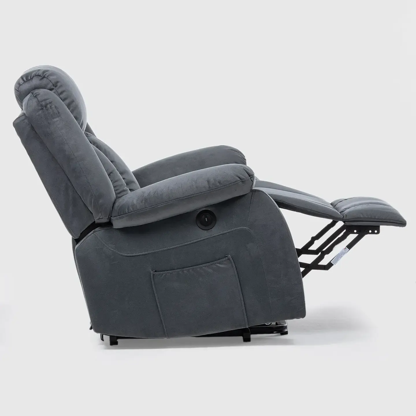 Berger Reclinable Eléctrico Masaje Calor Gris Oscuro Livorno KM8822MDG 5