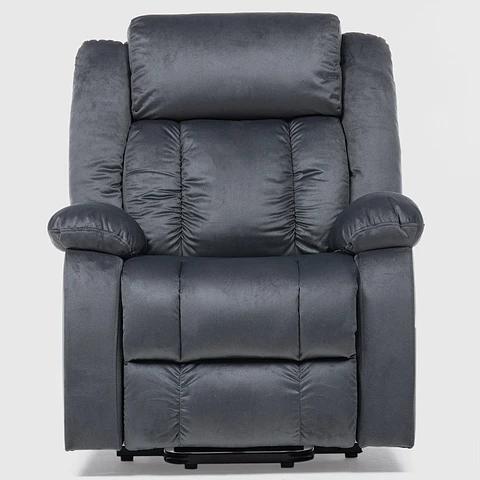 Berger Reclinable Eléctrico Masaje Calor Gris Oscuro Livorno KM8822MDG