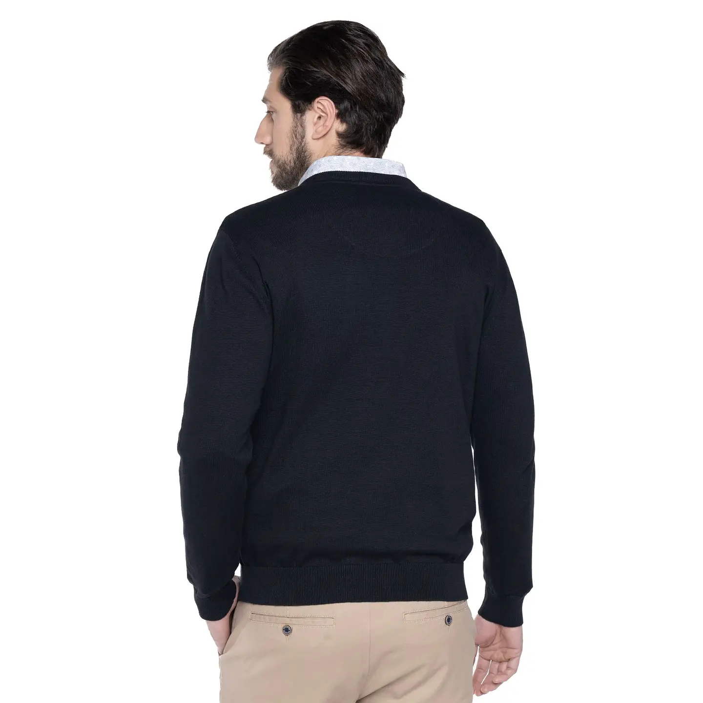 Sweater Cuello V Liso Venecia Potros Ptli06000N00 2