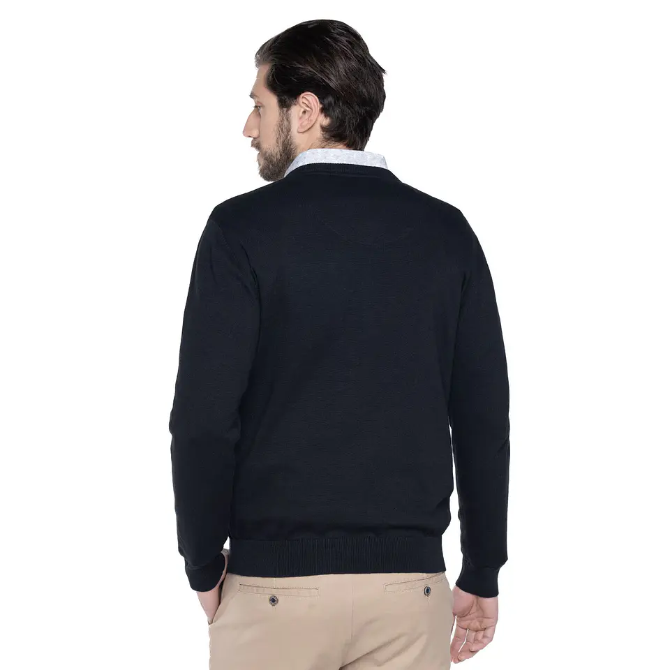 Sweater Cuello V Liso Venecia Potros Ptli06000N00 2