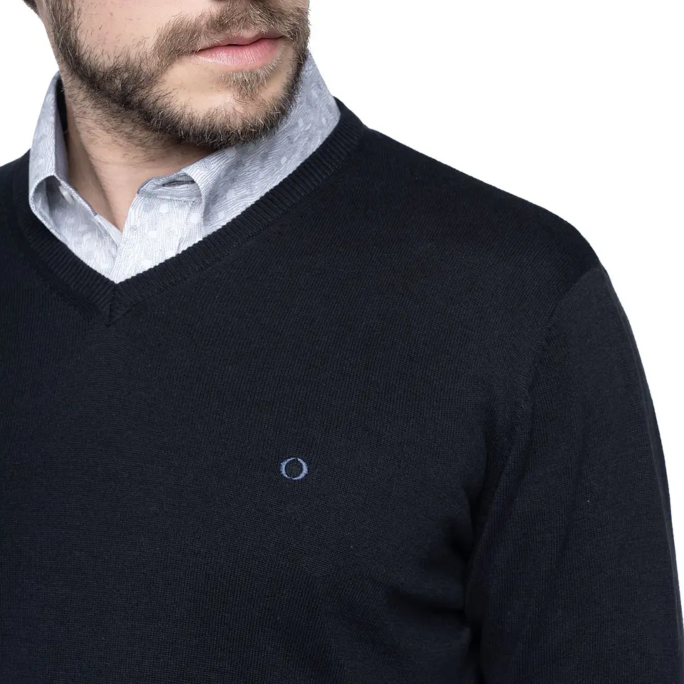 Sweater Cuello V Liso Venecia Potros Ptli06000N00 3