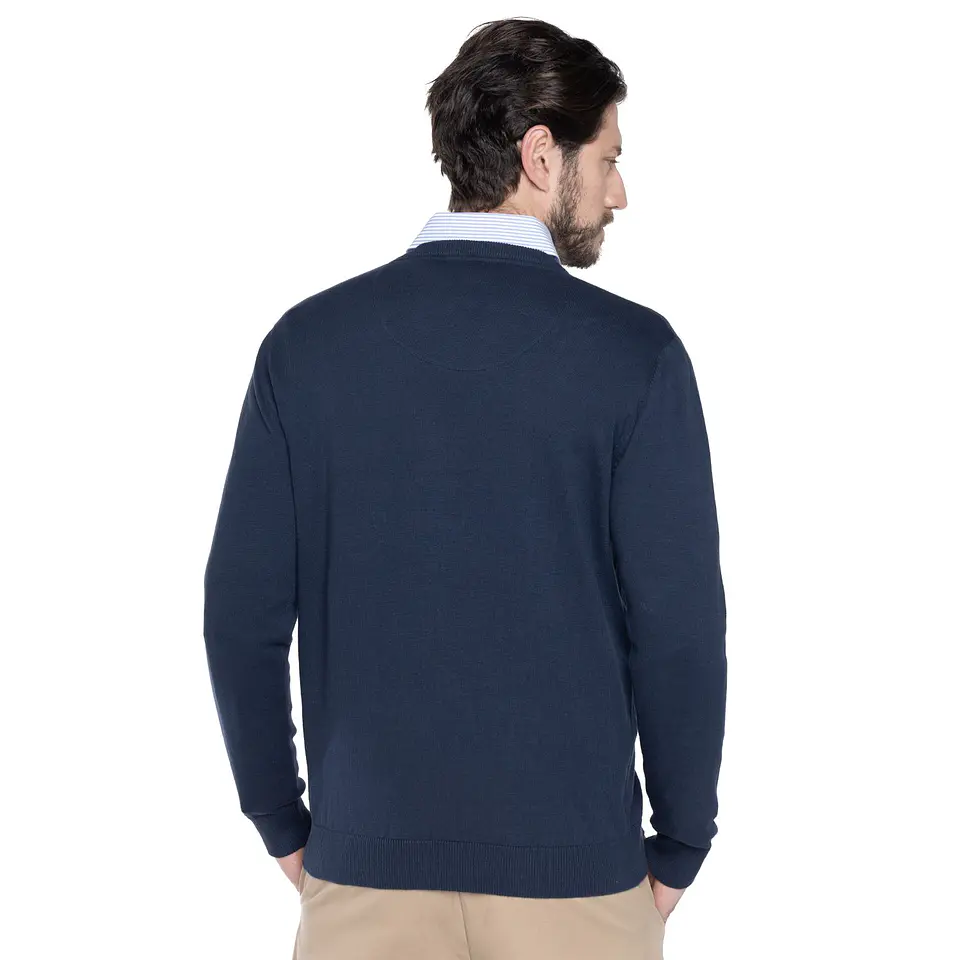 Sweater Cuello V Liso Venecia Potros Ptli06000N07 2