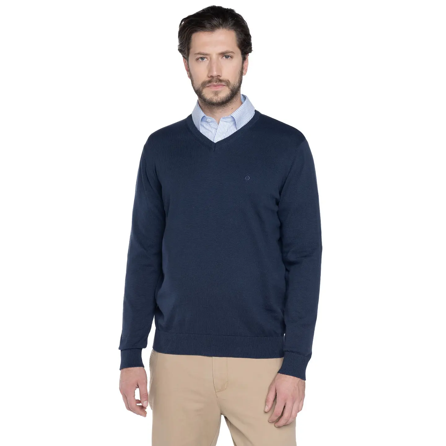 Sweater Cuello V Liso Venecia Potros Ptli06000N00 1