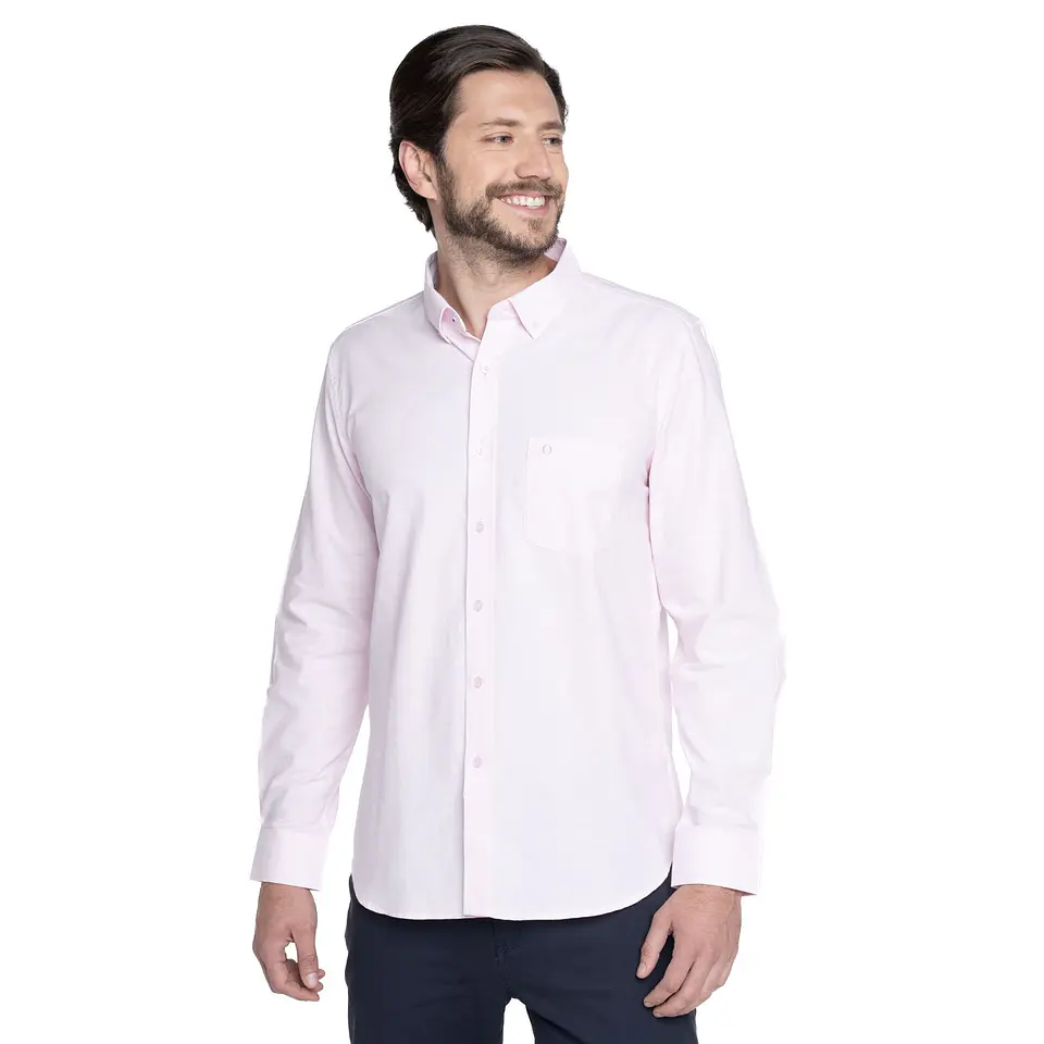 Camisa Manga Larga Cbols Lisa Oxord Colon Potros Ptl 1