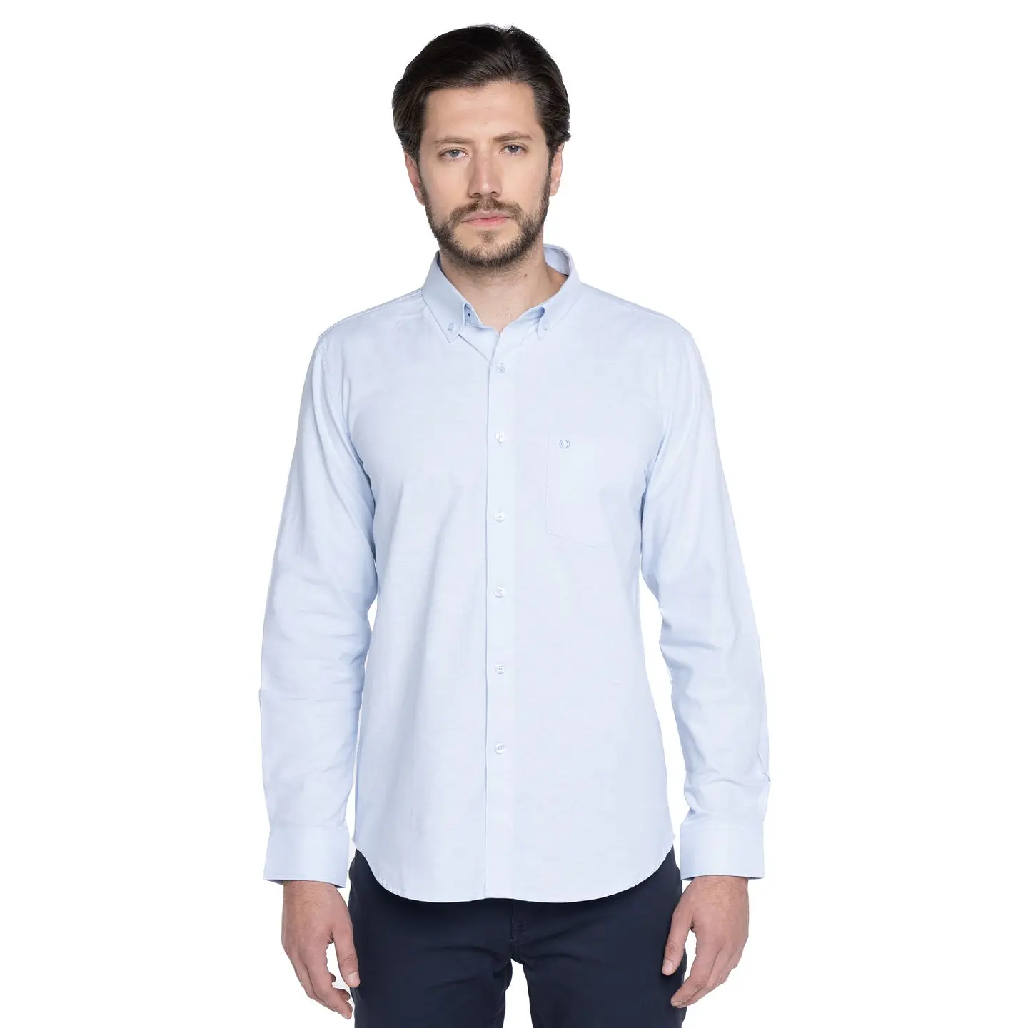 Camisa Manga Larga Cbols Lisa Oxord Colon Potros Ptl 1