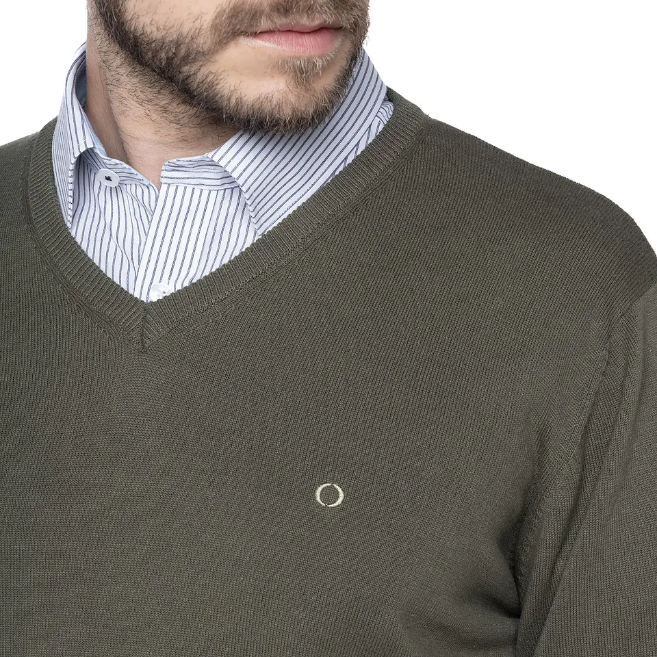 Sweater Cuello V Liso Venecia Potros Ptli06000N09 4