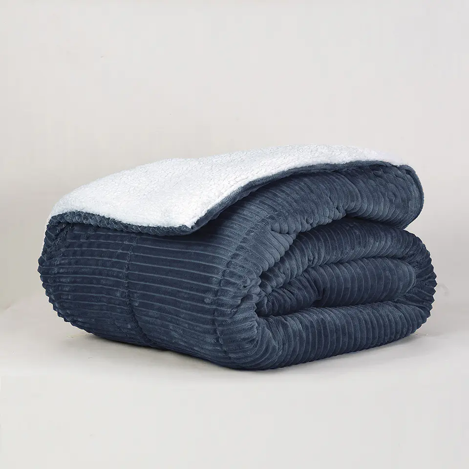 PLUMON CORDUROY CORAL SHERPA 2P AZUL 4