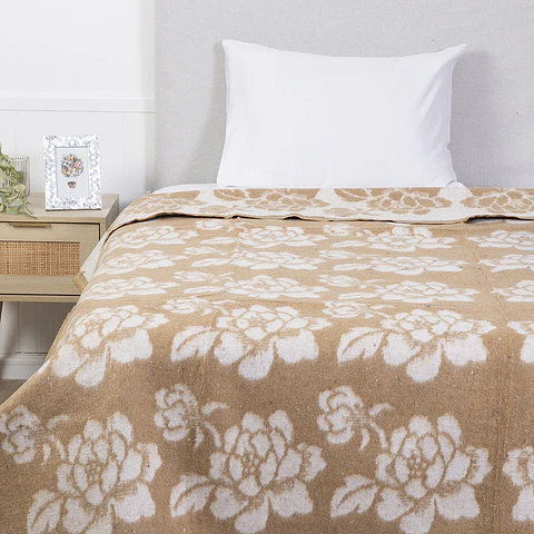 FRAZADA TERMICA NORUEGA 1.5 P BEIGE