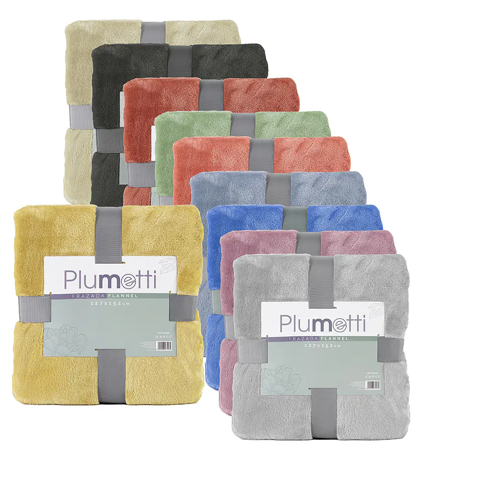 FRAZADA FLANNEL MIX 1.5 1