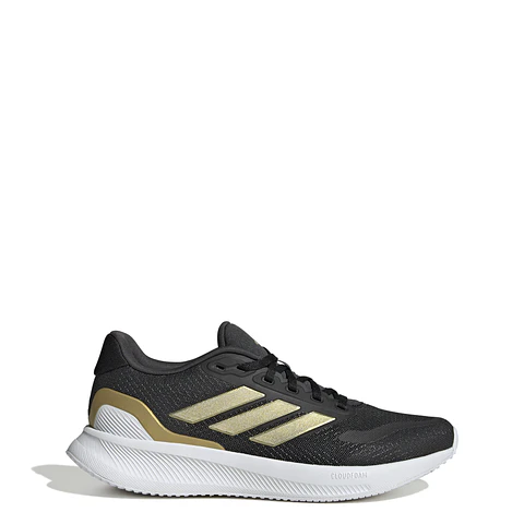ZAPATILLA RUNFALCON 5 W RUNNING JI3975 NEGRO-DORADO