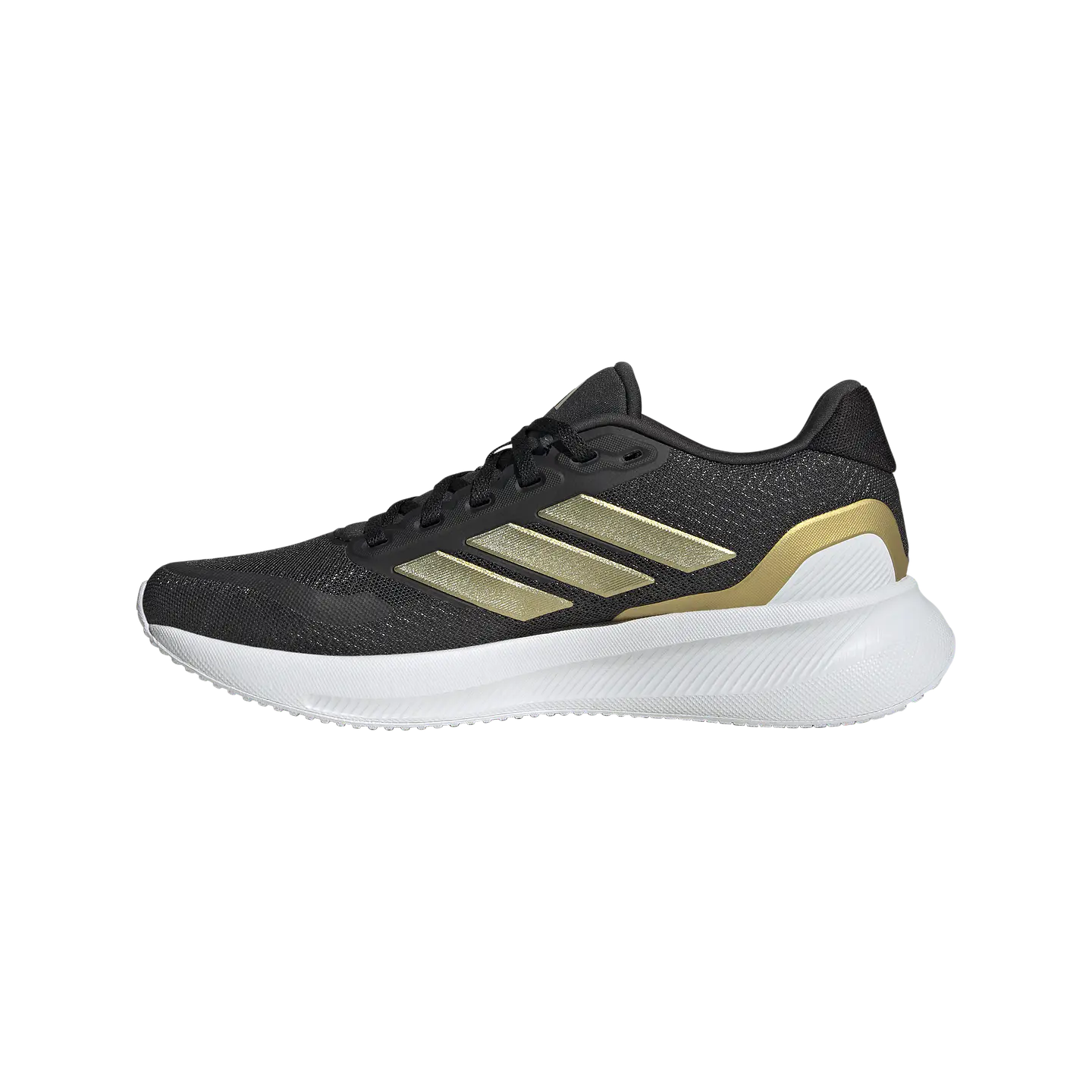 Zapatilla Runfalcon 5 W Running Ji3975 Negro-Dorado 2