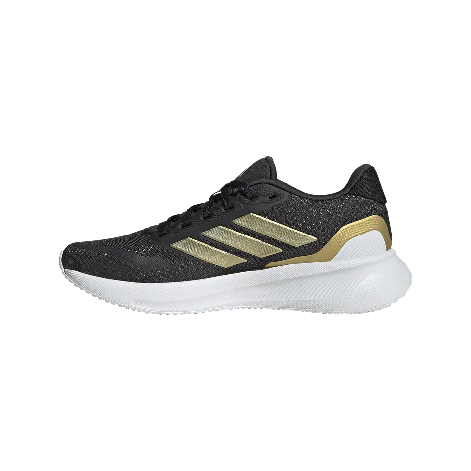Zapatilla Runfalcon 5 W Running Ji3975 Negro-Dorado 2