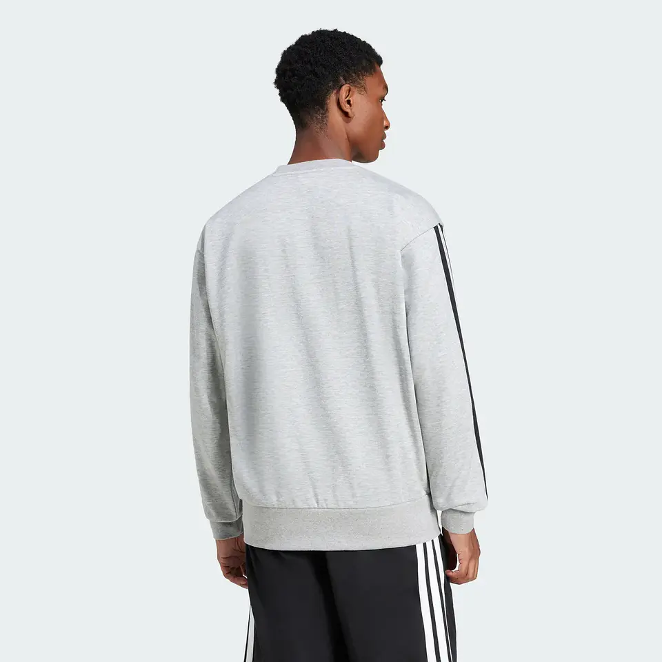 POLERON HOMBRE C/P M 3S FL SWT SPORTSWEAR ADIDAS JE6308 GRIS 3