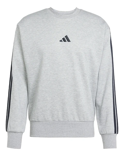 POLERON HOMBRE C/P M 3S FL SWT SPORTSWEAR ADIDAS JE6308 GRIS