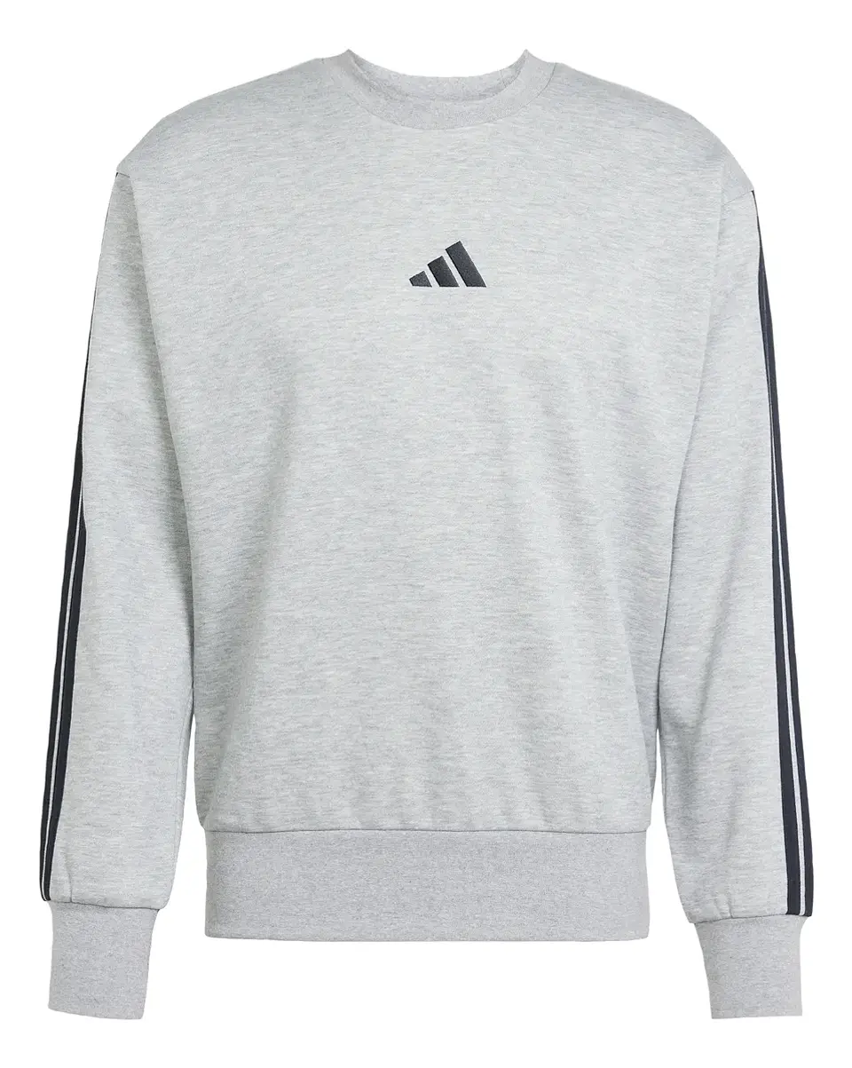 POLERON HOMBRE C/P M 3S FL SWT SPORTSWEAR ADIDAS JE6308 GRIS 1