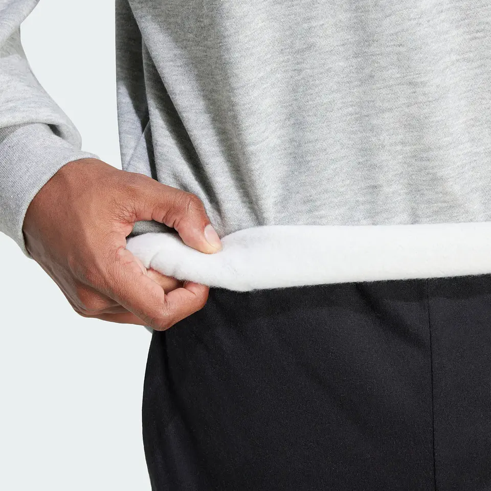 POLERON HOMBRE C/P M 3S FL SWT SPORTSWEAR ADIDAS JE6308 GRIS 6