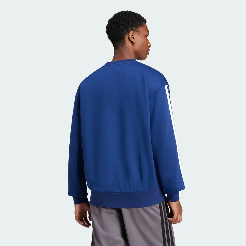 POLERON HOMBRE C/P M 3S FL SWT SPORTSWEAR ADIDAS JE6307 DARK BLUE 3