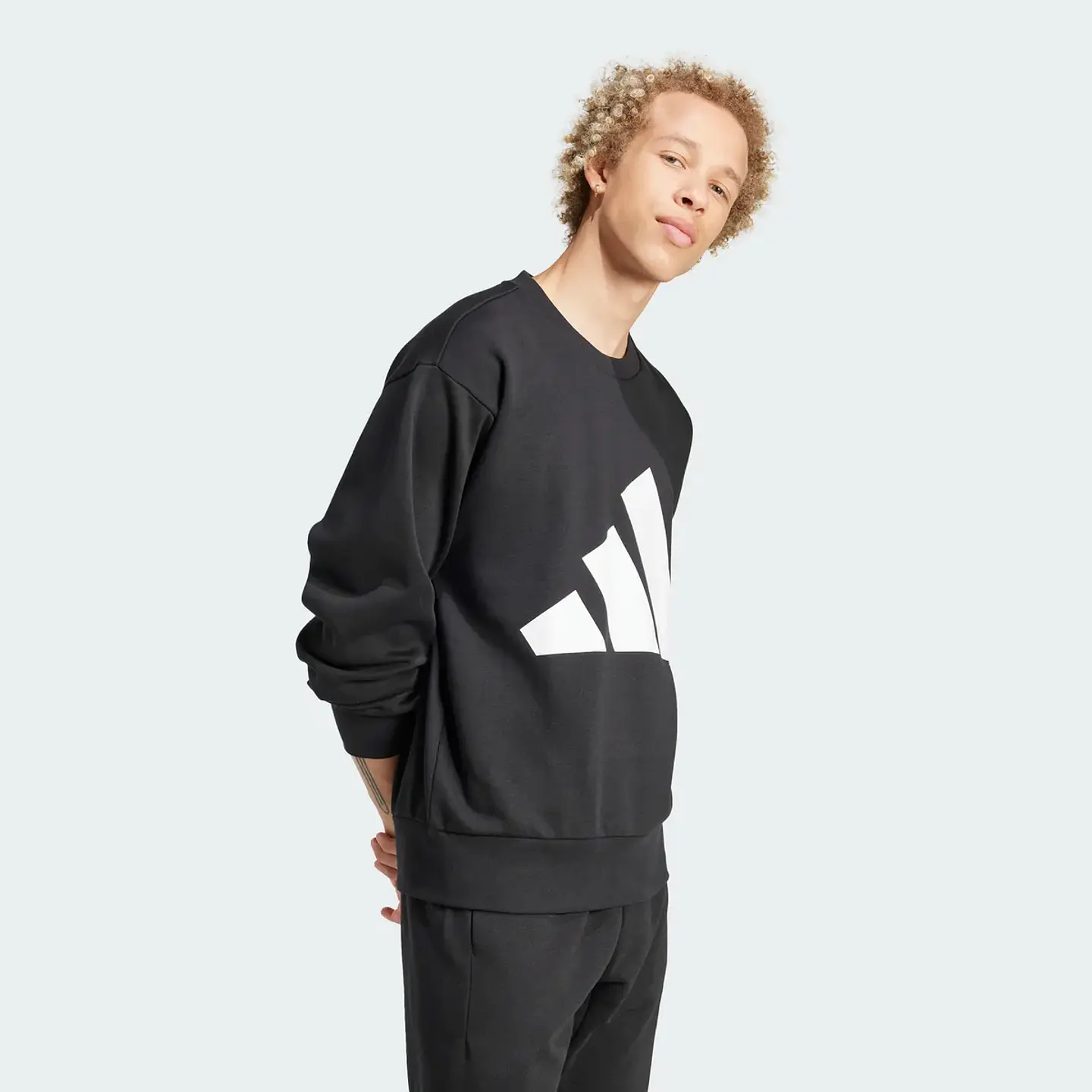 POLERON HOMBRE C/P M BL FL SWT SPORTSWEAR ADIDAS IN6149 NEGRO 4