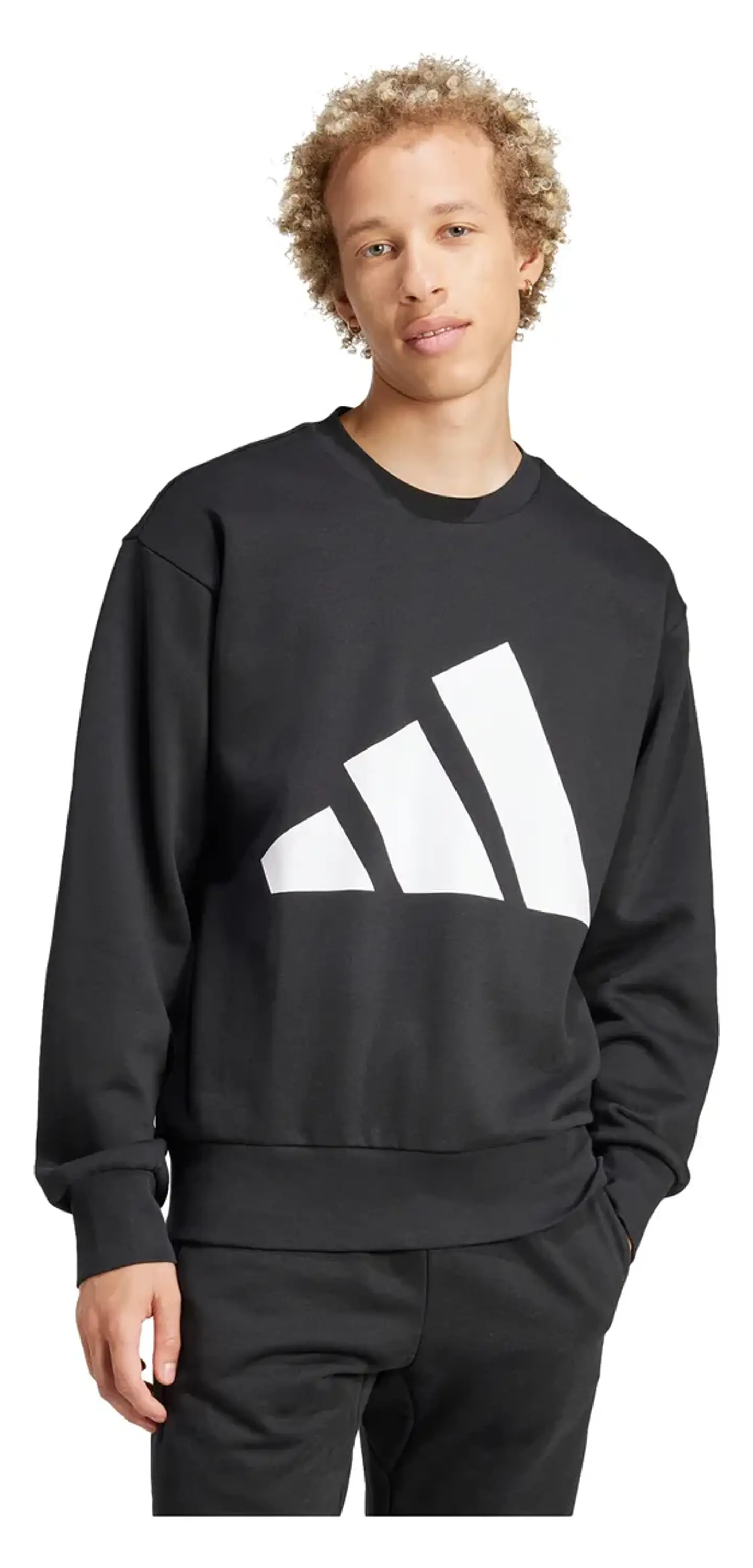 POLERON HOMBRE C/P M BL FL SWT SPORTSWEAR ADIDAS IN6149 NEGRO 5