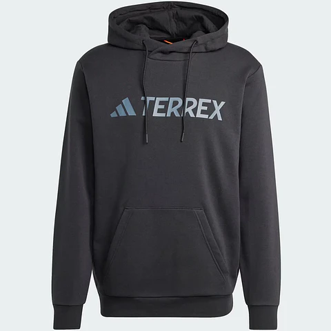POLERON HOMBRE CANGURO MT LOGO HD CARRY OVER OUTDOOR ADIDAS IZ3305 NEGRO
