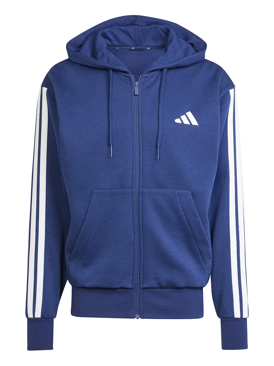 POLERON HOMBRE FULL ZIPPER CON GORRO HD SPORTSWEAR ADIDAS JD1868 DARK BLUE 3